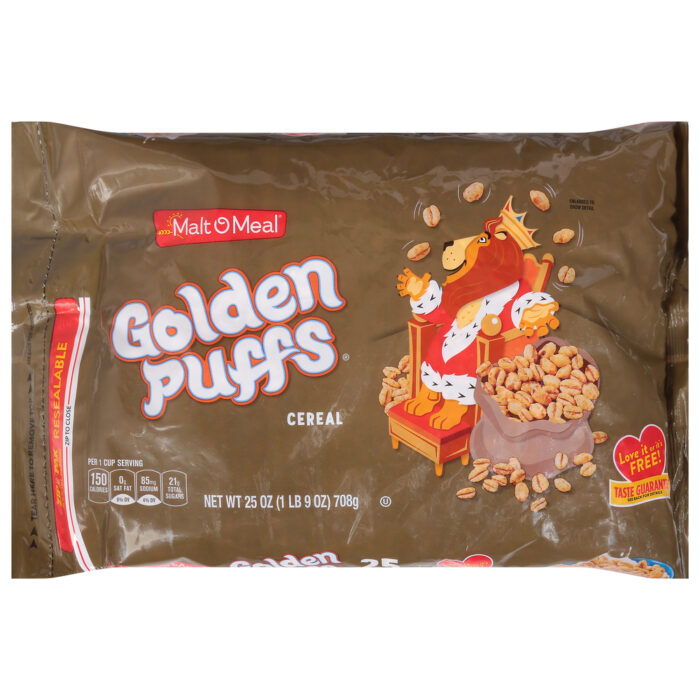 Malt-O-Meal, Golden Puffs Cereal Family Size, Case Of 6, 25 Oz - Image 1