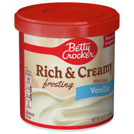 Betty Crocker, Gluten Free Vanilla Frosting, Case Of 8, 16 Oz