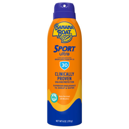 Banana Boat, Sport Ultra Broad-Spectrum Sunscreen Spray Spf 30, Case Of 3, 6 Oz