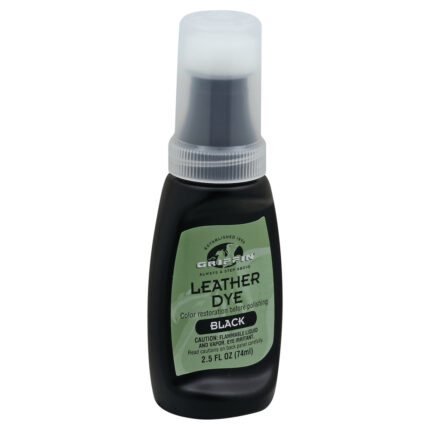 Griffin, Leather Dye Black, Case Of 12, .25 Fl Oz