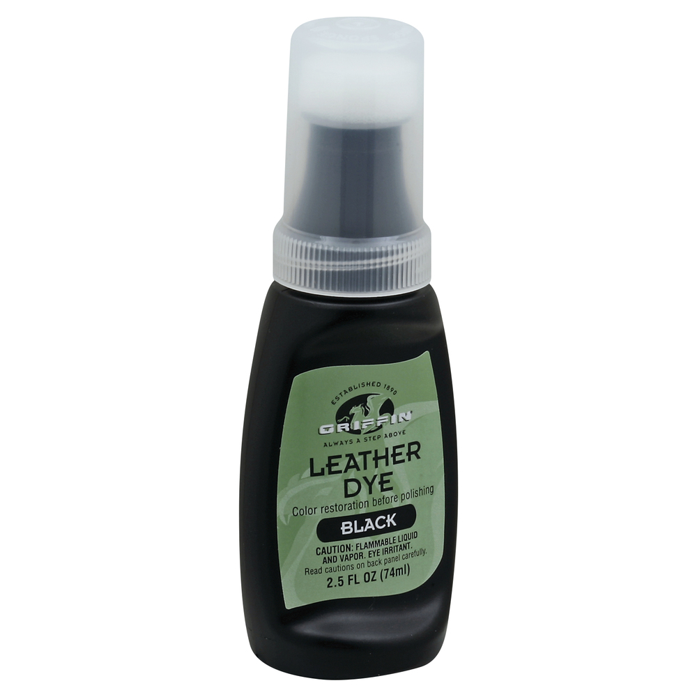 e22584db6da74e0e806017f07e45cd03_Syndigo_O.jpg Griffin, Leather Dye Black, Case Of 12, .25 Fl Oz - Image 1