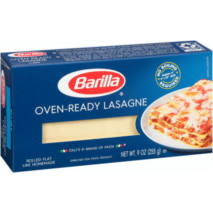 Barilla, Oven Ready Lasagne Box, Case Of 12, 9 Oz