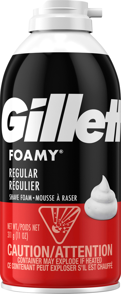 Foamy, Classic Shave Foam For Men, Original Scent, Case Of 6, 11 Oz