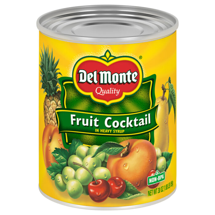 Del Monte, Fruit Cocktail In Heavy Syrup, Case Of 6, 30 Oz - Image 1