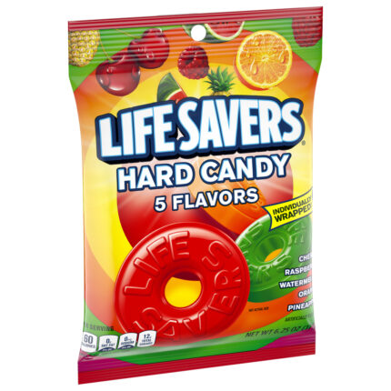 Life Savers, 5 Flavors 5 Flavors Hard Candy, Case Of 12, 6.25 Oz