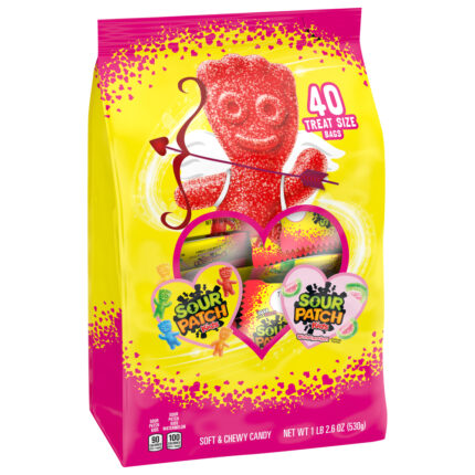 Sour Patch Kids, Watermelon Soft & Chewy Candy Treat Size, Case Of 12, 2.6 Oz