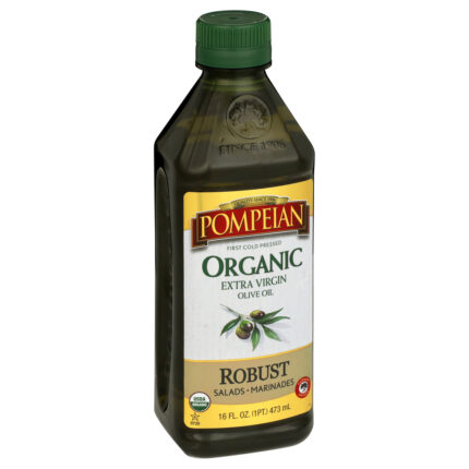 Pompeian, Organic Extra Vigin Olive Oil, Case Of 6, 16 Oz