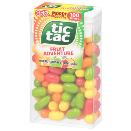 Tic Tac, Fruit Adventure Mints, Case Of 12, 1.7 Oz