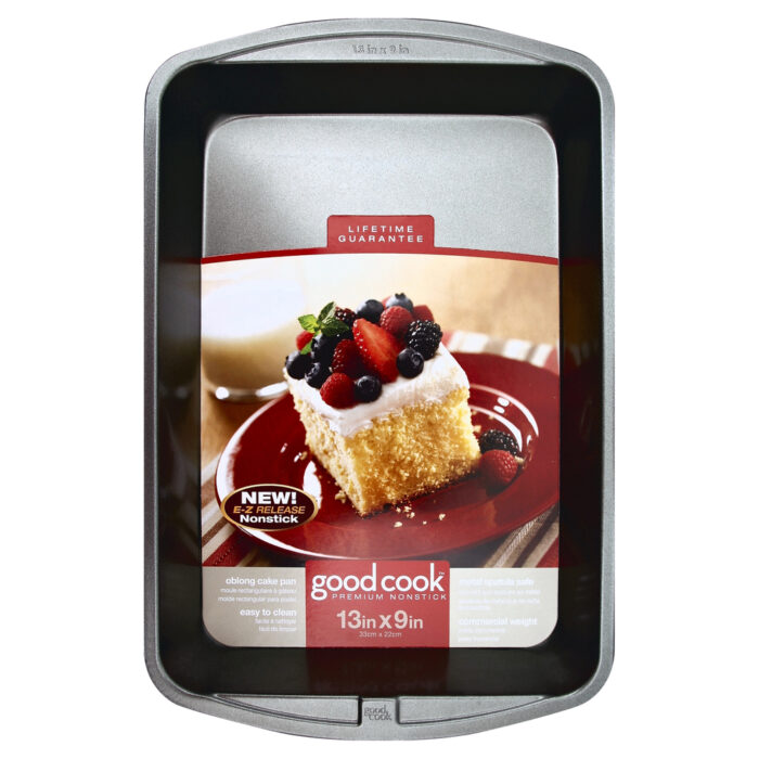 Good Cook, Oblong Cake Pan Nonstick 13 In X 9 In, Case Of 6, 1 Ct - Image 1