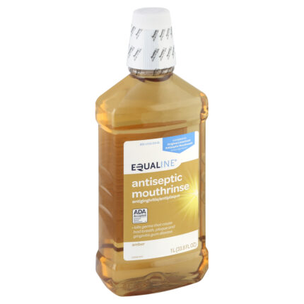 Equaline, Antisepti Mouth Rinse Amber, Case Of 6, 1 Lt