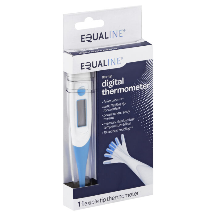 Equaline, Digital Thermometer Flex Tip, Case Of 6, 1 Ct - Image 1