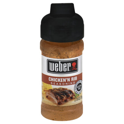 Weber, Chicken'N Rib Seasoning, Case Of 6, 2.75 Oz