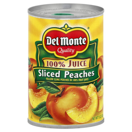 Del Monte Foods, Peaches, Case Of 12, 15 Oz