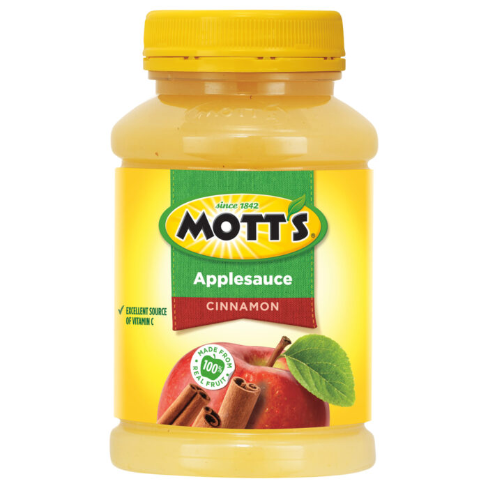 Mott'S, Cinnamon Applesauce, Case Of 12, 24 Oz - Image 1