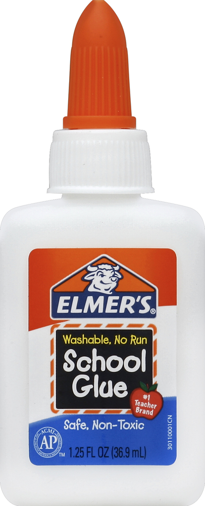 Elmer'S, Washable No Run School Glue, Case Of 12, 1.25 Fl. Oz.