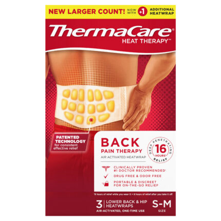 Thermacare, Lower Back And Hip Heatwraps, Case Of 3, 3 Ct