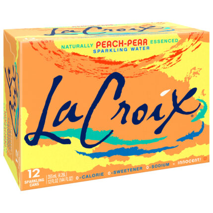 Lacrx Sprklng Wtr,Can,Pch-Pear 12/12 Fz
