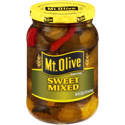 Mt. Olive, Pickles Sweet Mixed Jar, Case Of 12, 16 Oz