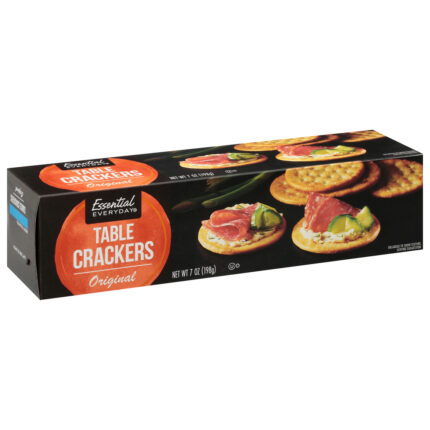 Essential Everyday, Table Crackers Original, Case Of 12, 7 Oz