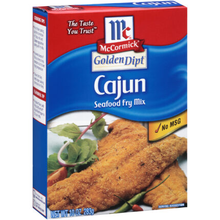 Golden Dipt, Seafood Fry Mix Cajun, Case Of 8, 10 Oz