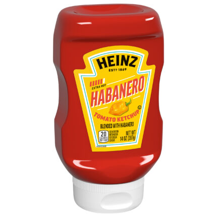 Heinz, Extra Hot Habanero Tomato Ketchup, Case Of 6, 14 Oz