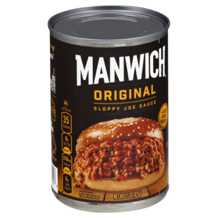 Manwich, Sloppy Joe Original Sauce, Case Of 24, 15 Oz