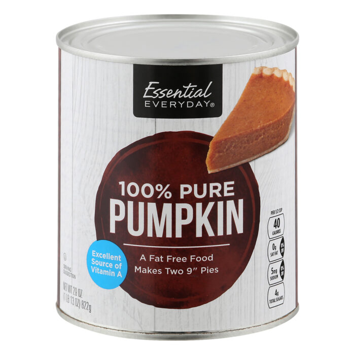 Essential Everyday, 100% Pure Pumpkin, Case Of 12, 29 Oz - Image 1