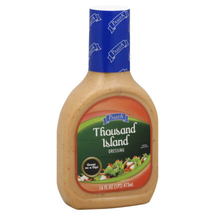 Pampa, Thousand Island Dressing, Case Of 12, 16 Fl Oz
