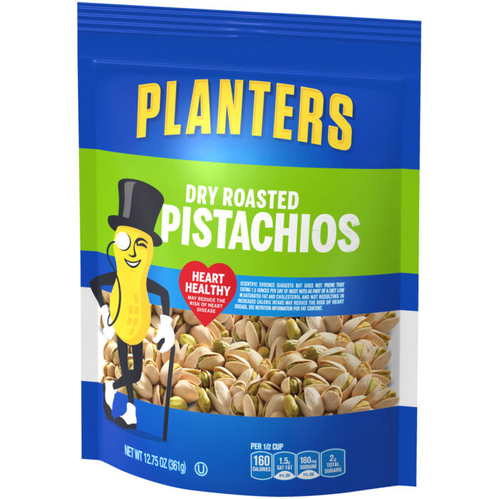 Planters, Dry Roasted Pistachios Bag, Case Of 6, 12.75 Oz - Image 1