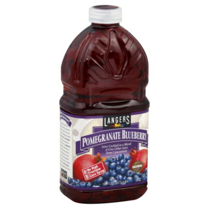 Langers, Pomegranate Blueberry Juice Cocktail, Case Of 8, 64 Fl Oz