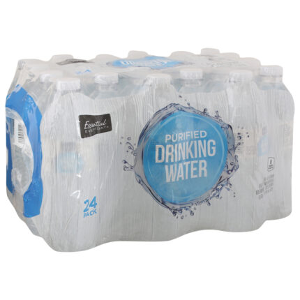 Essential Everyday, Purified Drinking Water 24 Bottles, 1 Each, 405.6 Fl Oz