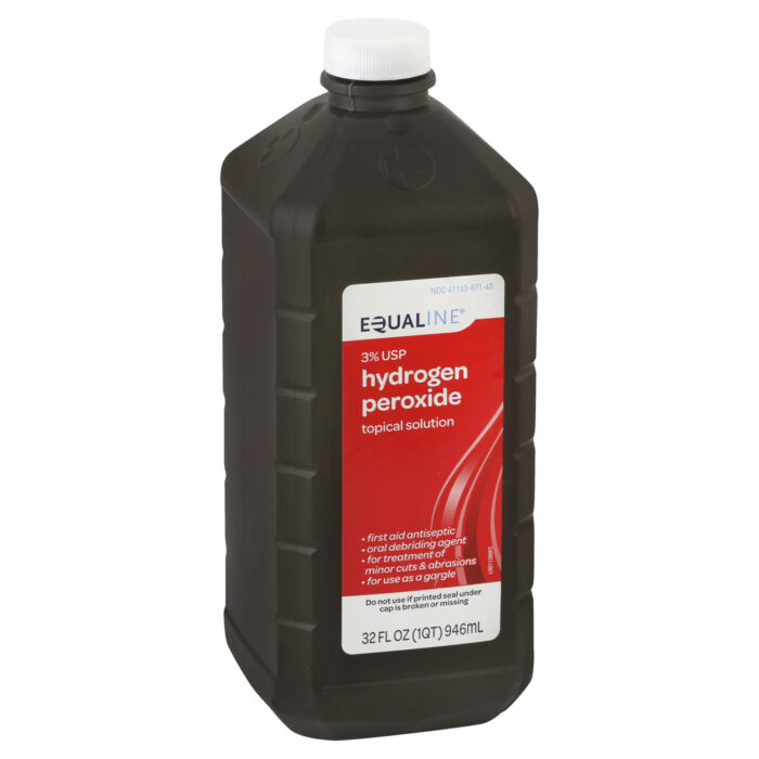 Equaline, Hydrogen Peroxide 3% Usp, Case Of 12, 32 Fl Oz - Image 1