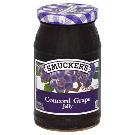 Smucker'S, Concord Grape Jelly Spread, Case Of 12, 18 Oz