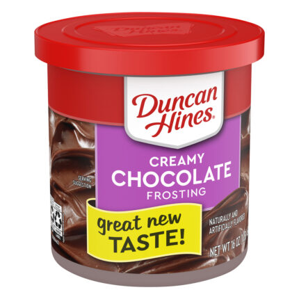 Duncan Hines, Creamy Chocolate Frosting, Case Of 8, 16 Oz