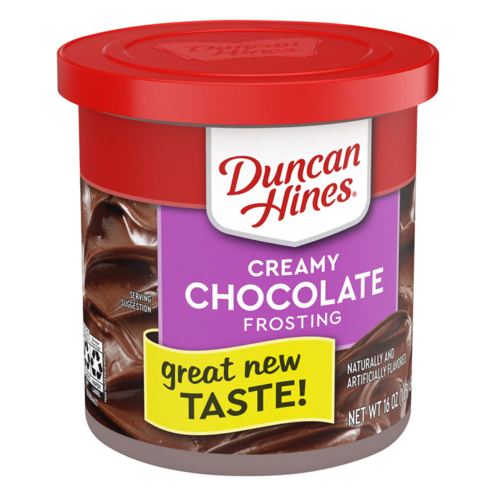 Duncan Hines, Creamy Chocolate Frosting, Case Of 8, 16 Oz - Image 1