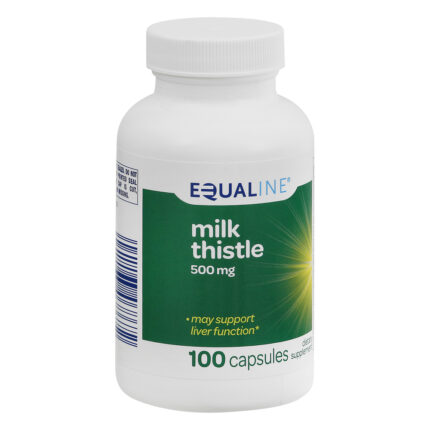 Equaline, Milk Thistle Capsules  500 Mg, Case Of 3, 100 Ct