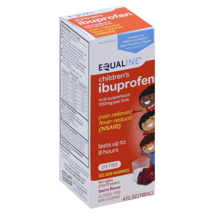 Equaline, Children'S Ibuprofen Oral Suspension Berry Flavor, 1 Each, 4 Fl Oz