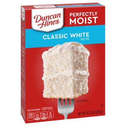 Duncan Hines, Classic White Cake Mix, Case Of 12, 15.25 Oz