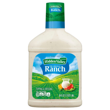 Hidden Valley, The Original Ranch Topping And Dressing, Case Of 12, 36 Fl Oz
