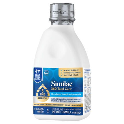 Similac, 360 Total Care Milk Based Infant Formula Closest To Breast Milk, Case Of 6, 32 Fl Oz