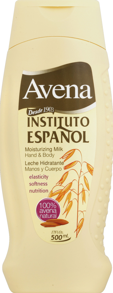 Avena, Moisturizing Milk, Hand And Body, Case Of 6, 17 Fl Oz