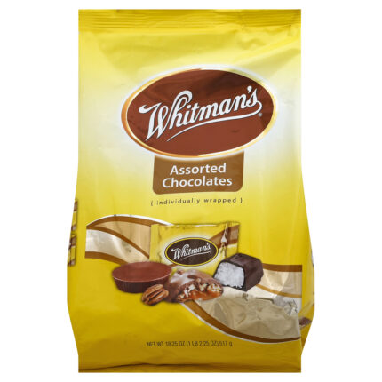 Whitmans, Assorted Chocolates, Case Of 4, 18.25 Oz