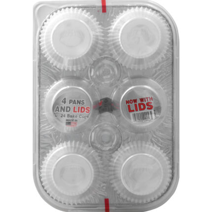 Handifoil, Pans And Lids 6 Bake Cups, Case Of 6, 4 Ct