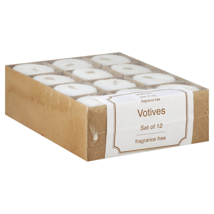 Tuscany Candle, Votives Fragrance Free, Case Of 6, 12 Ct - Image 1