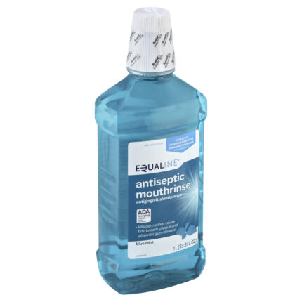 Equaline, Antiseptic Mouth Rinse Blue Mint, Case Of 6, 1 Lt