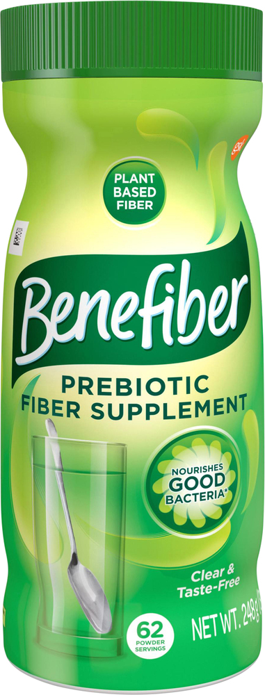 Benefiber, Daily Prebiotic Fiber Supplement Powder For Digestive Health, Case Of 3, 8.7 Oz