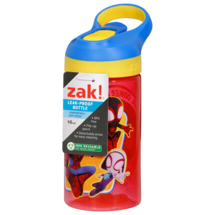 Zak Designs, Leak Proof Water Bottle Spiderman, Case Of 3, 1 Ct