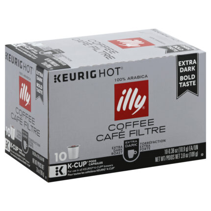 Illy Coff,K-Cups,Xtra Dk,Forte 10 Ct