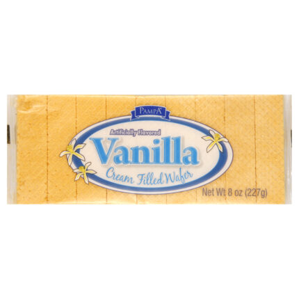 Pampa, Vanilla Cream Filled Wafer, Case Of 12, 8 Oz