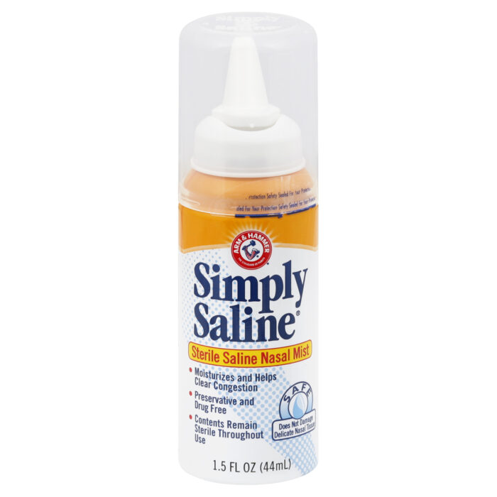 Arm & Hammer, Simply Saline Sterile Saline Nasal Mist, Case Of 6, 1.5 Fl Oz. - Image 1